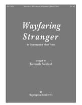 Wayfaring Stranger SATB choral sheet music cover